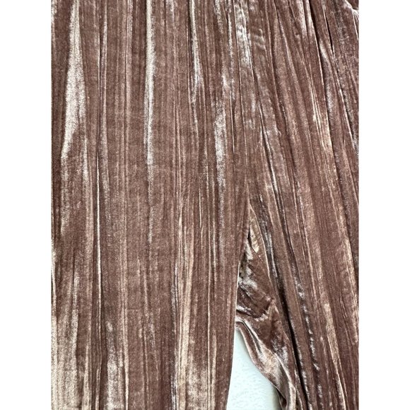 Anthropologie Tina Jo Mauve Velvet Pants - Picture 3 of 4